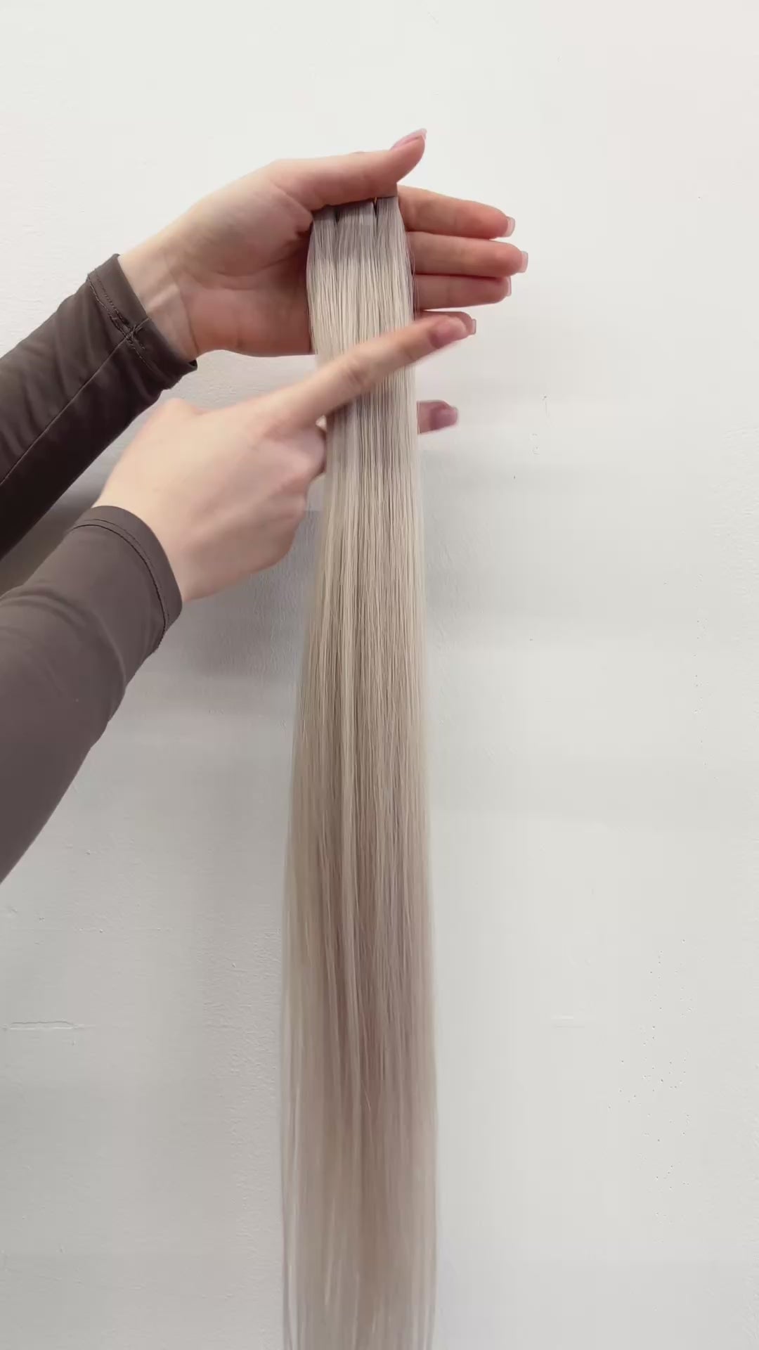 I Tip Extensions: Silver