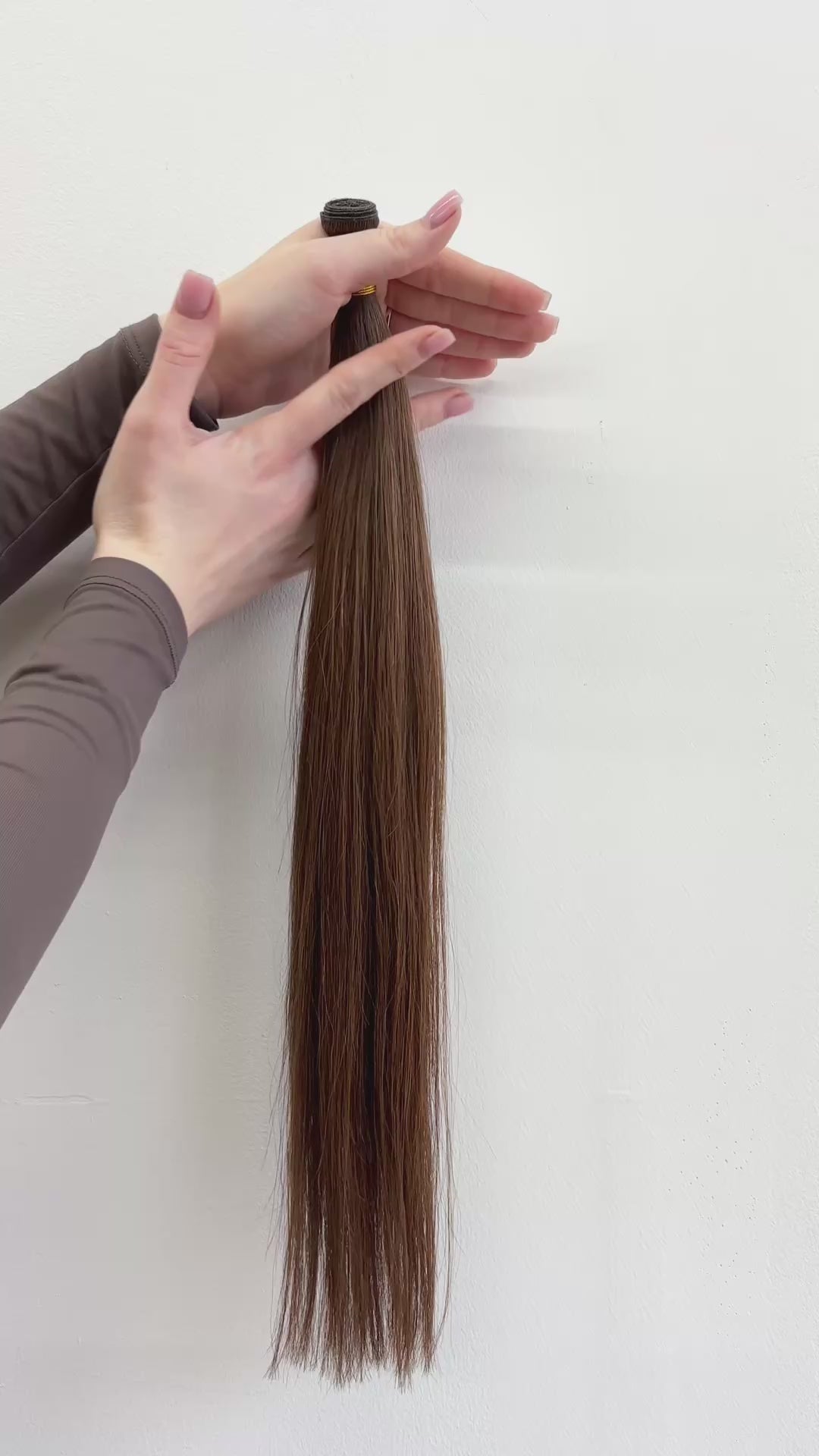 Invisible Tape Extensions: Lightest Brown #8