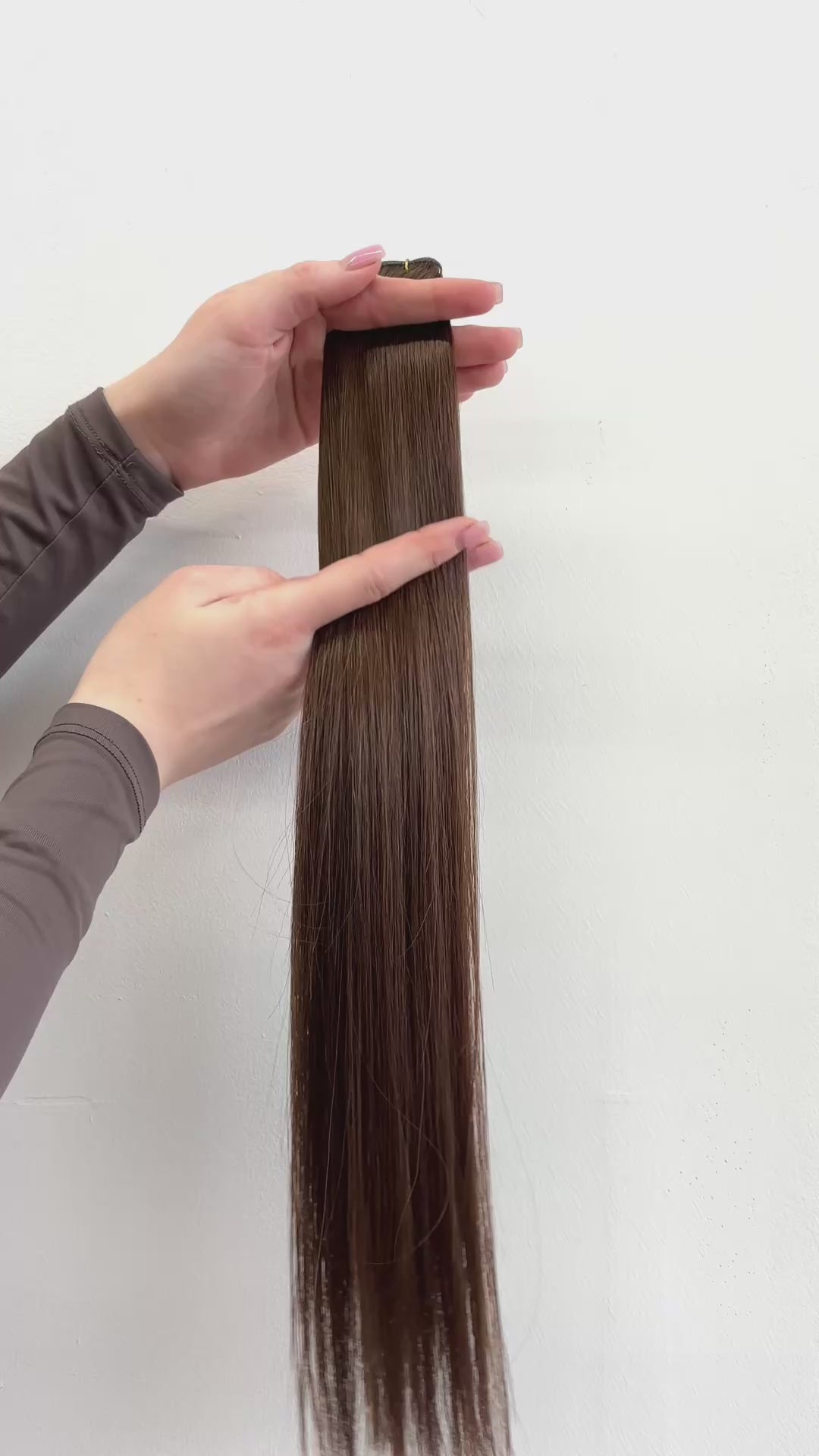 Silk Top of Head Piece: Light Brown #6